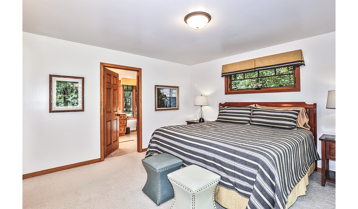 Well-appointed, spacious bedrooms provide a good night's rest.