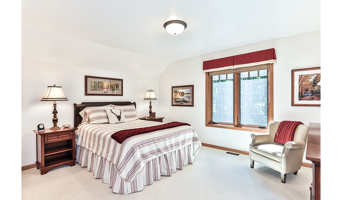 You'll find quality woodwork and furniture in every room.