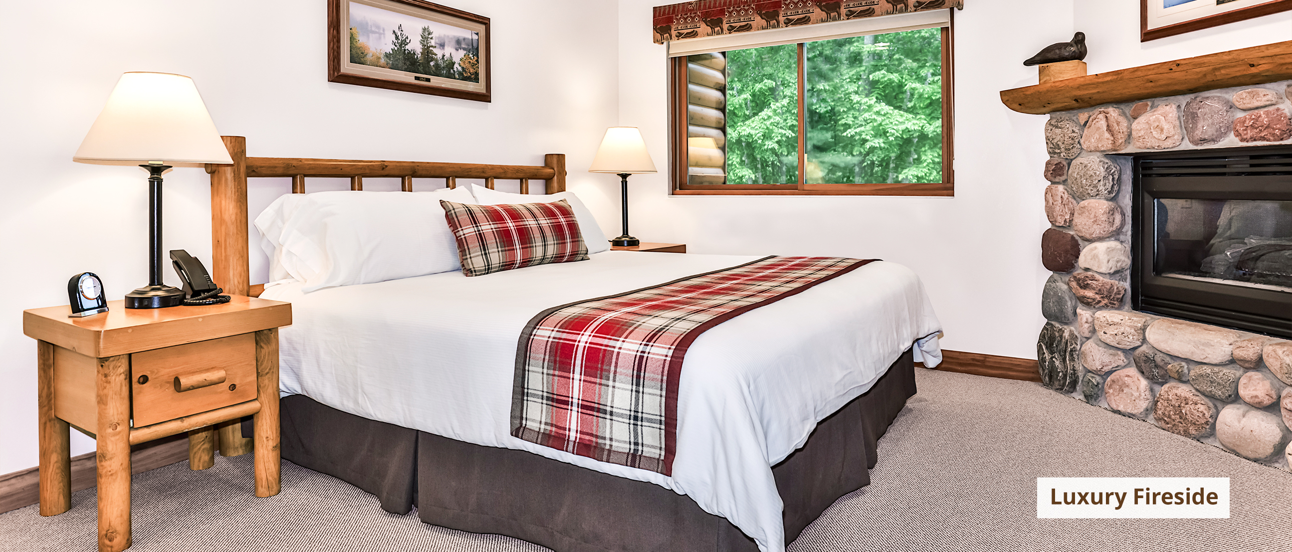 Luxury Fireside Bedroom