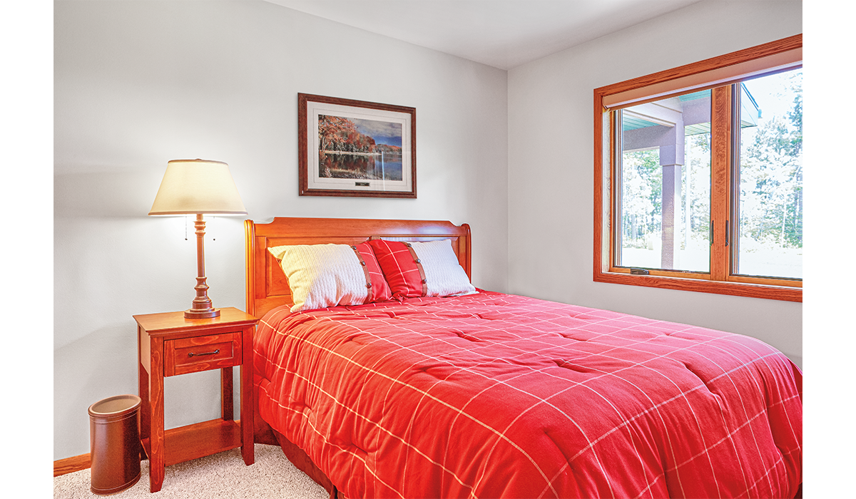 Three-bedroom condos feature a spacious second bedroom.