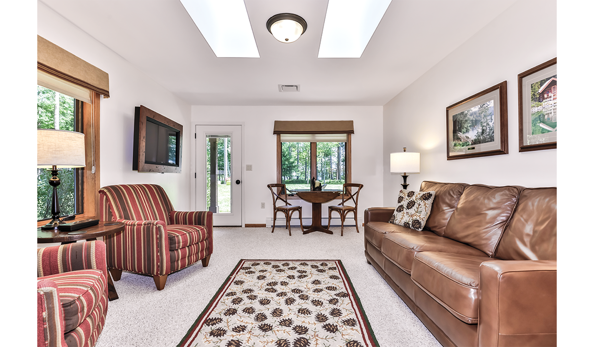 Hang out with family and friends after a day on the water or trails.